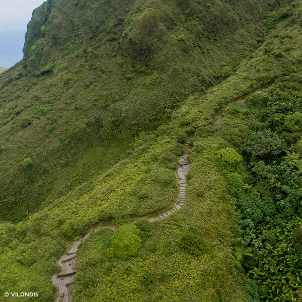 Montagne pelée, Martinique - photographie par drone réalisée par ©Vilondis