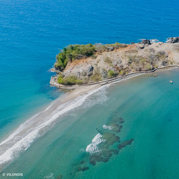 Tombolo, Martinique - photographie par drone réalisée par ©Vilondis